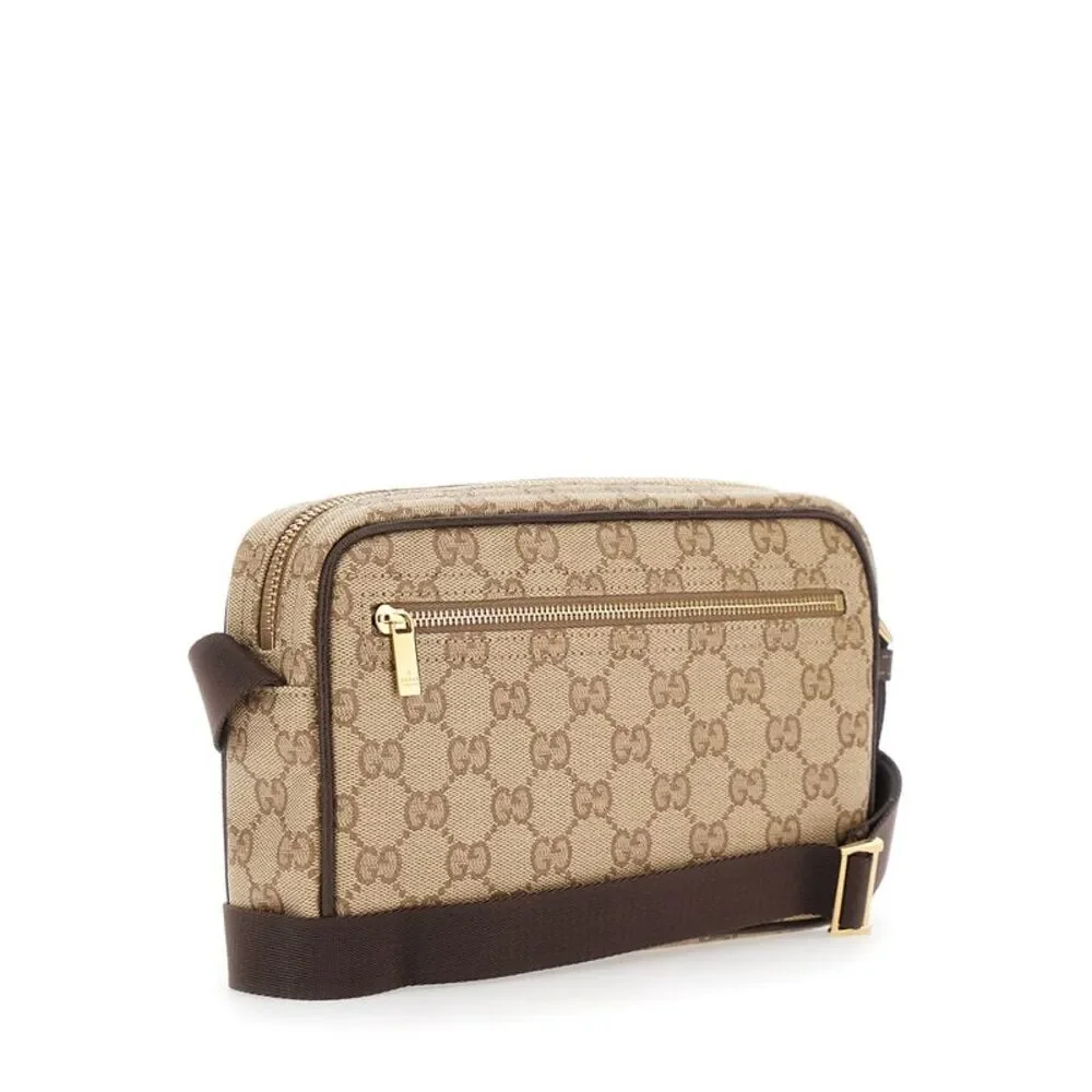 Gucci Men Orizontal Gucci Web Vintage Sand Vetrificato